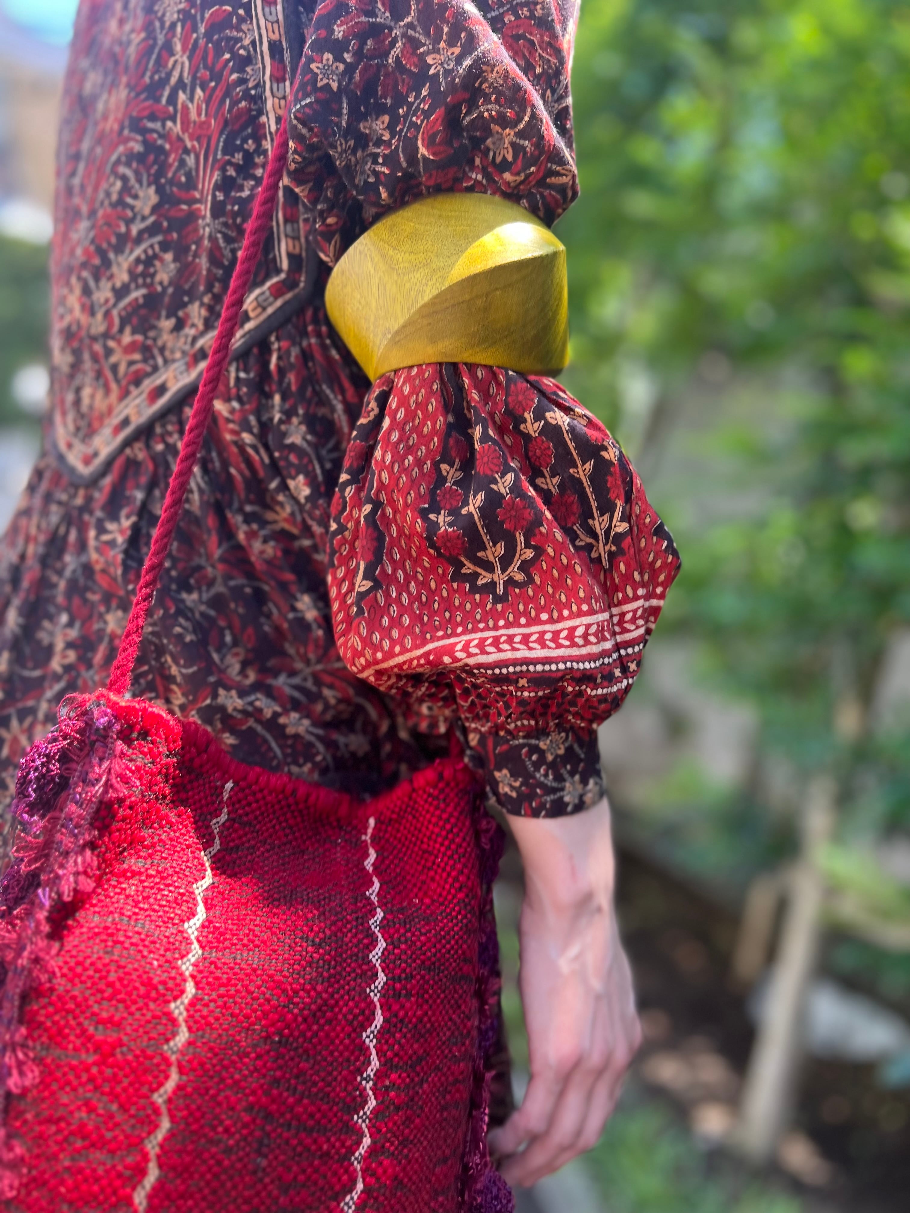 70s indian cotton brown dress ( ヴィンテージ インドコットン 70s indian cotton brown dress ( ヴィンテージ インドコットン