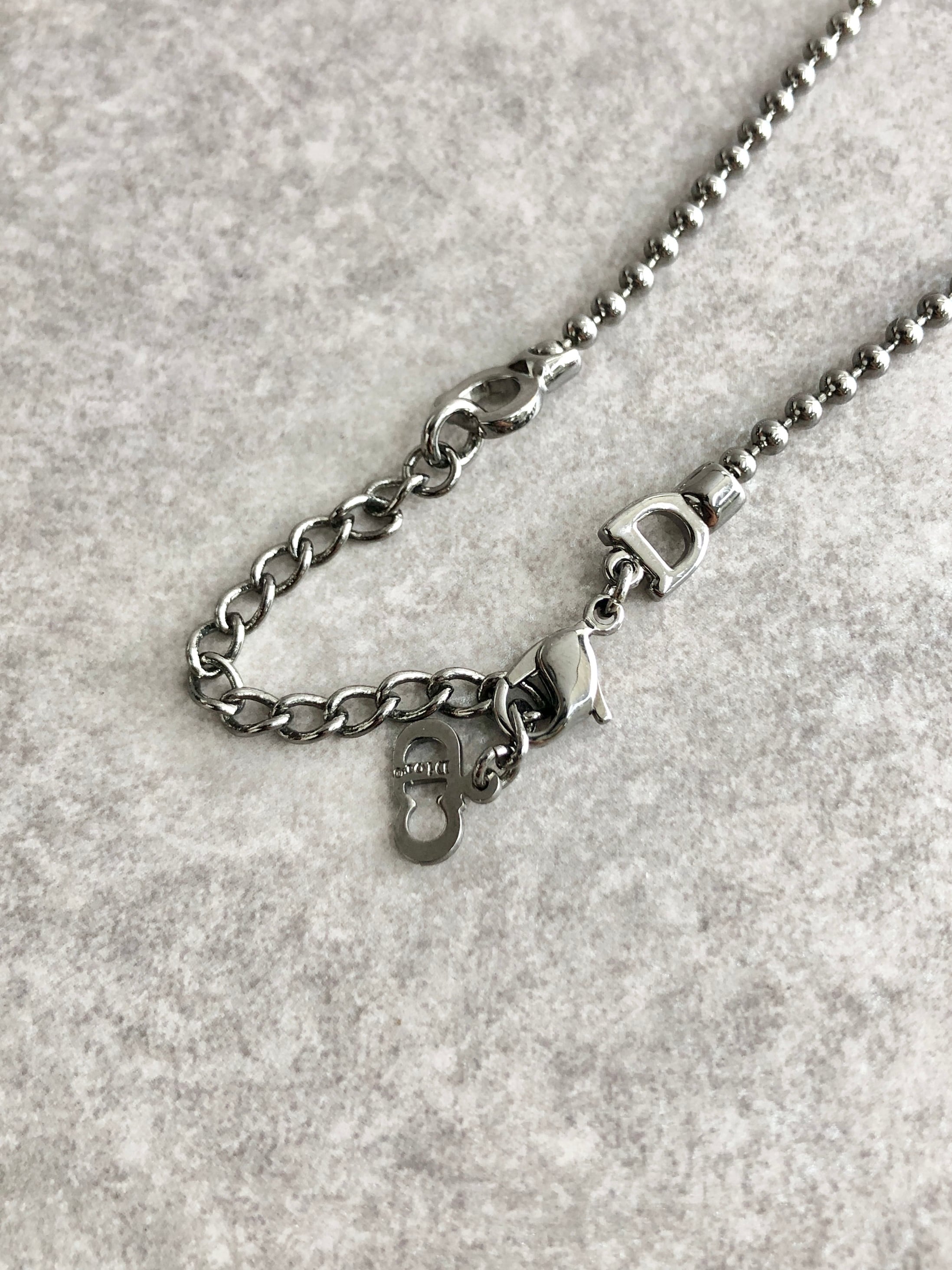 Christian Dior クリスチャン ディオール ブレスレット シルバー ロゴ