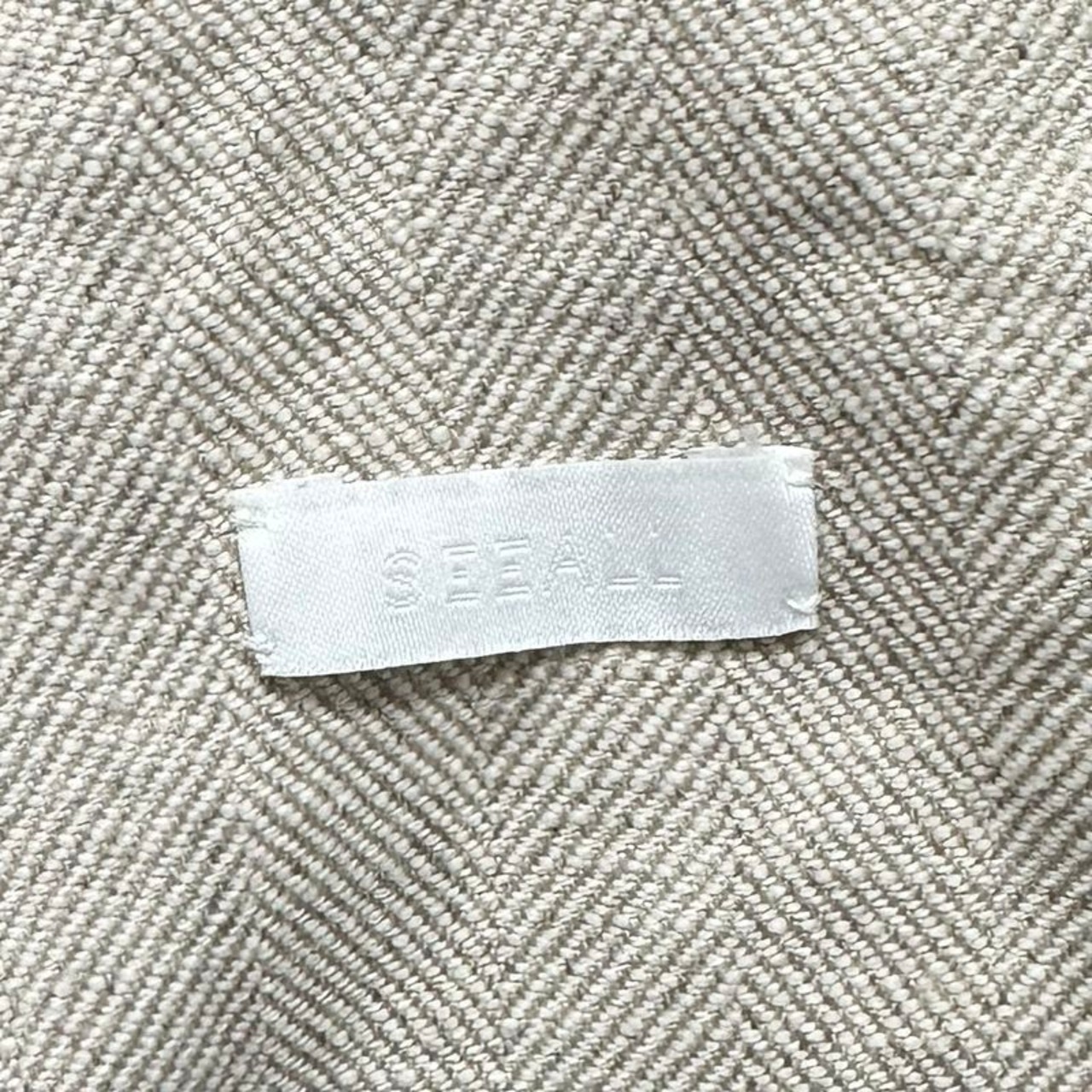 21SS】 SEEALL シーオール white cottonlinen coverall ホワイト 