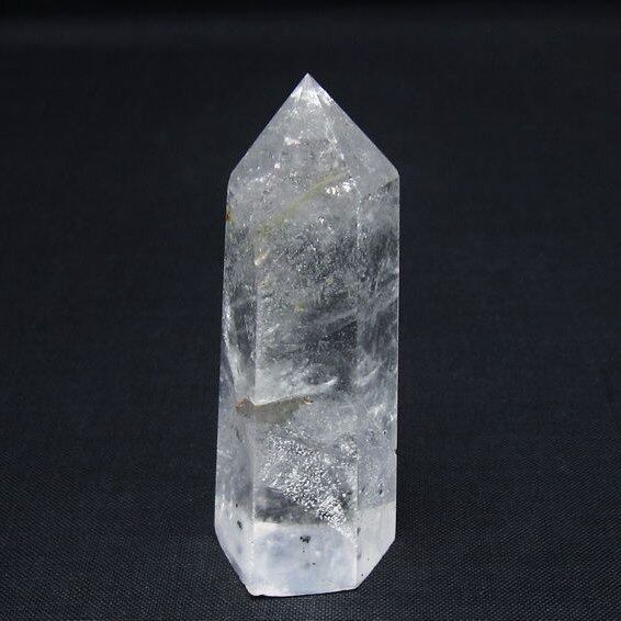 水晶 六角柱 ポイント 置物 一点物 142-11012