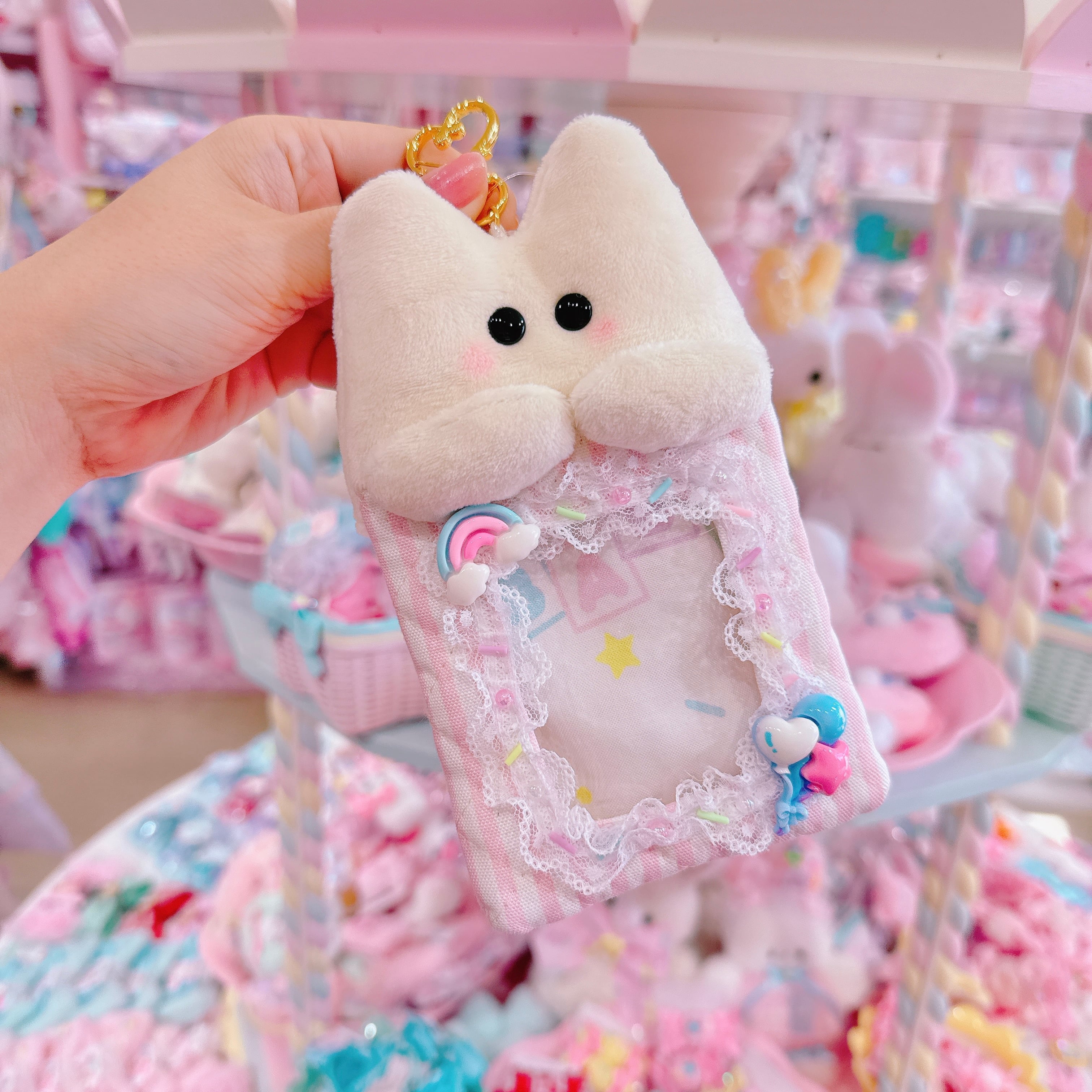 【E3】91-11ポテトうさぎカードケース（あにあーるコラボ）