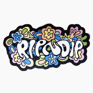 RIPNDIP FLOWER CHILD RUG BLACK RND6149 リップンディップ ラグマット