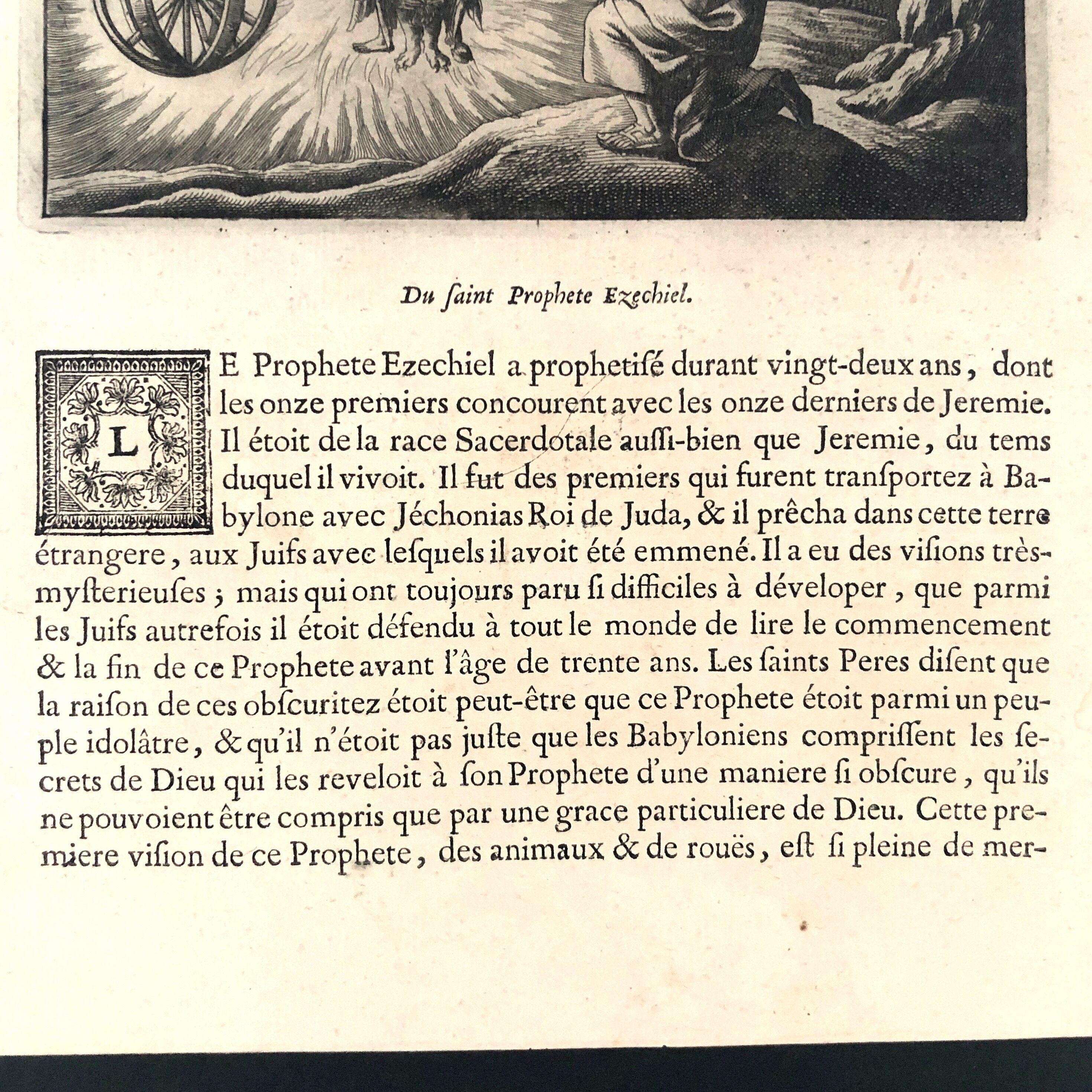 銅版画「預言者エゼキエル」 | メルキュール骨董店