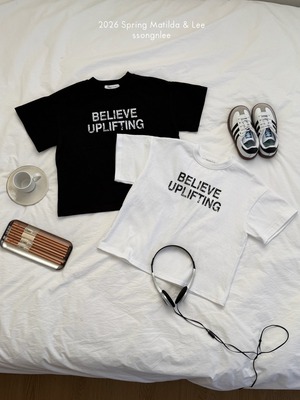 [Matilda&Lee] Believe Short sleeve T-shirt added (15/17/19) / [마틸다앤리] 빌리브반팔티추가 (15/17/19)