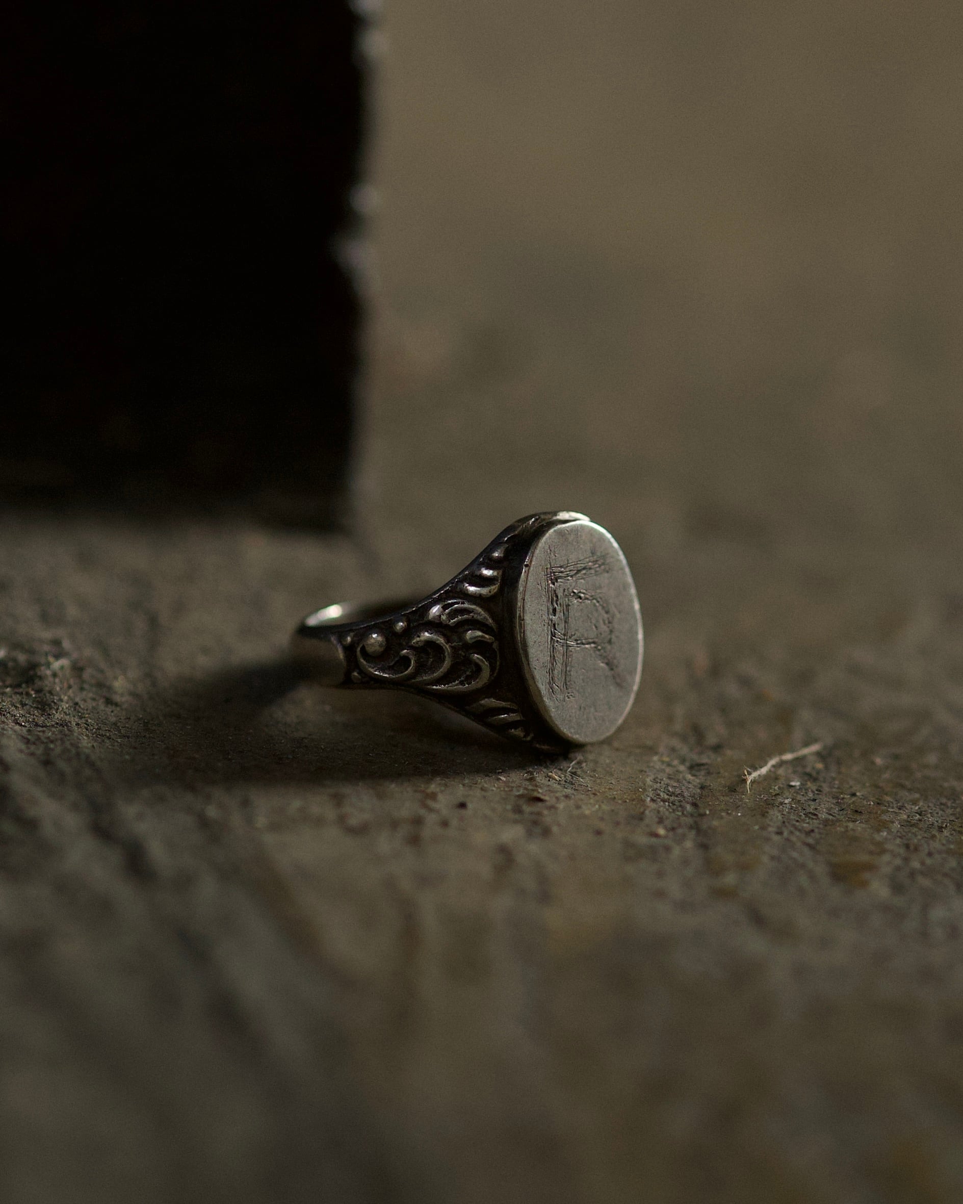 90～00s GOODENOUGH/College ring/16号相当/GE刻印/カレッジリング