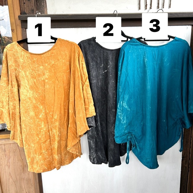 ポンチョ風カットソー