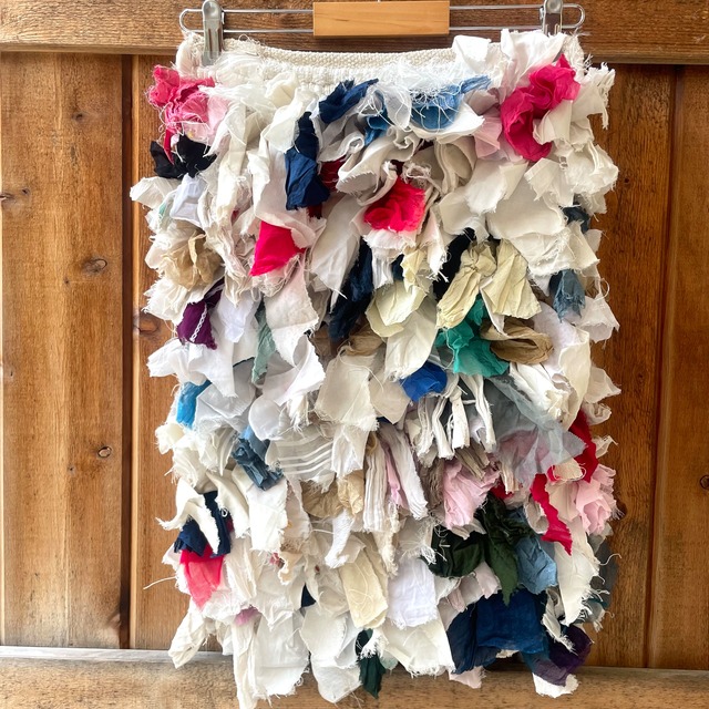 yao "India Bushy Rug M Whitish" 37cm×56cm ラグ③