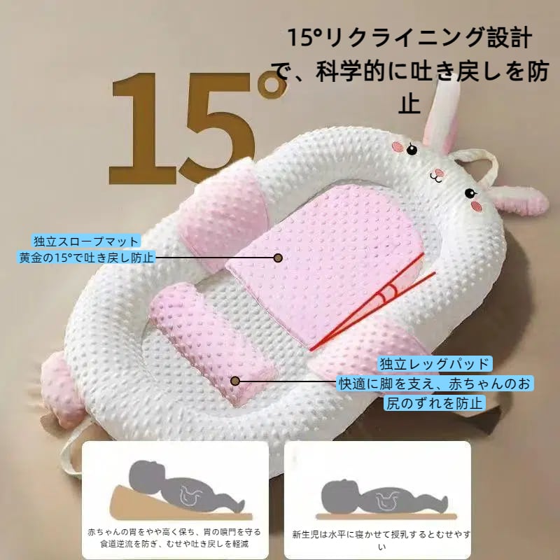 ベビーベッド赤ちゃんの吐き戻しや窒息の防止 | ANDYのライフハック