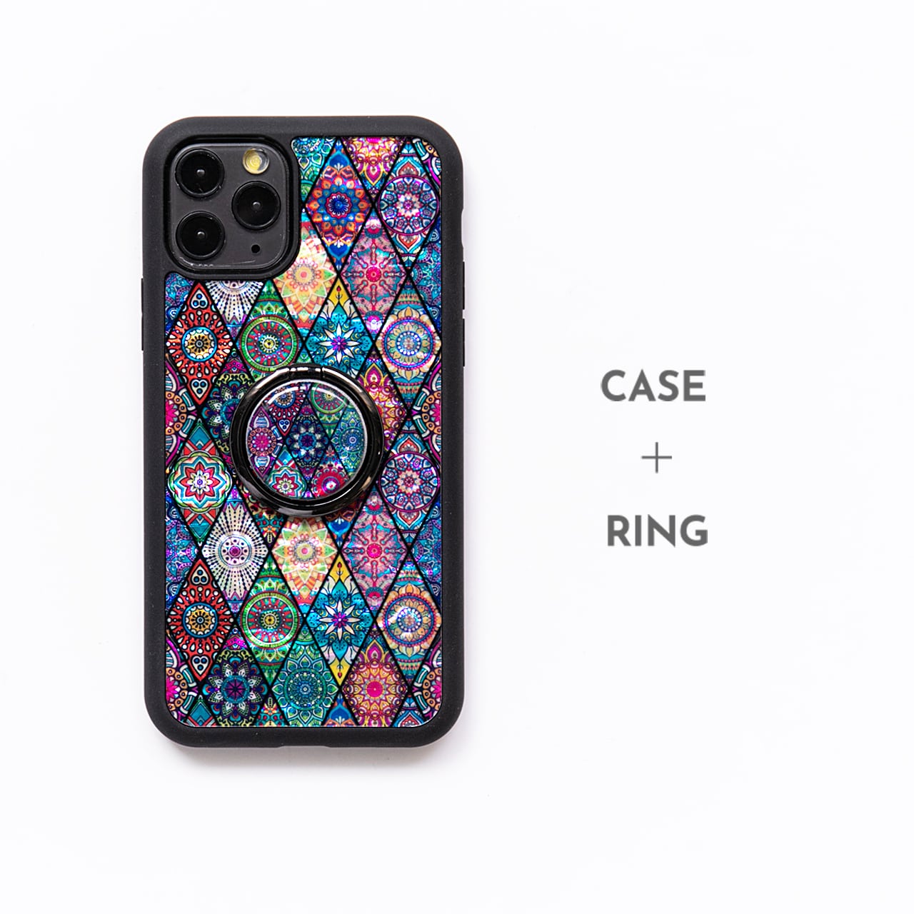 Iphone Galaxy対応 天然貝シェル ピンクモロッコタイル ハイクオリティケース 螺鈿アート Iphone13対応 天然貝のキラキラ螺鈿アート雑貨 Print Creative