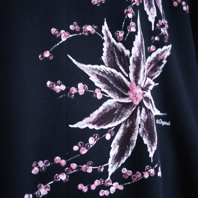 good flower printed XXX over size mode sweat