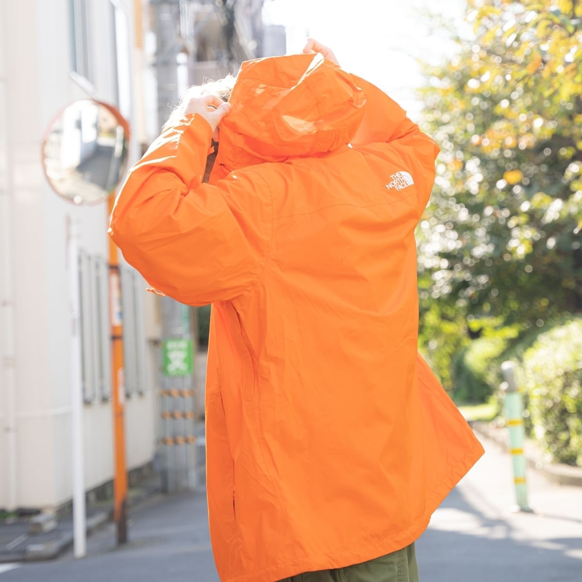 新品❤【ウエストカットバブルヘムワンピース】オレンジ(Sサイズ)