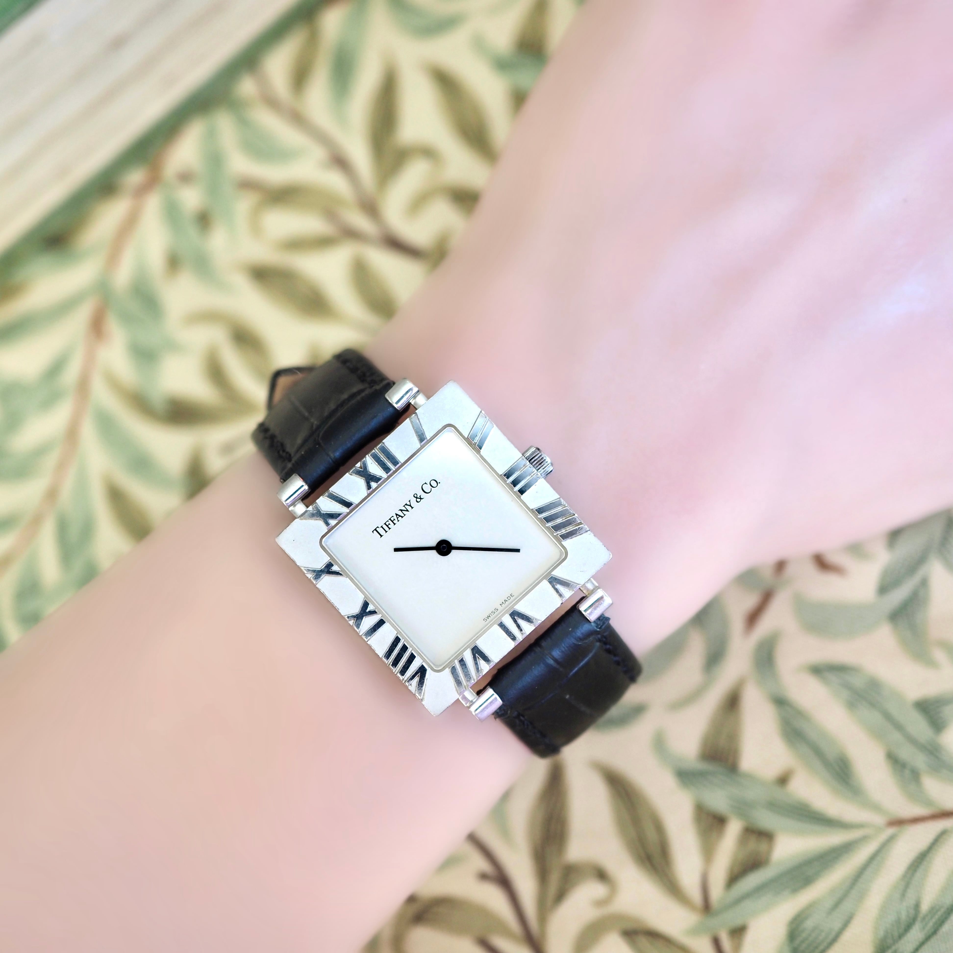 Tiffany&Co. ティファニー アトラススクエア 銀無垢 ユニセックス