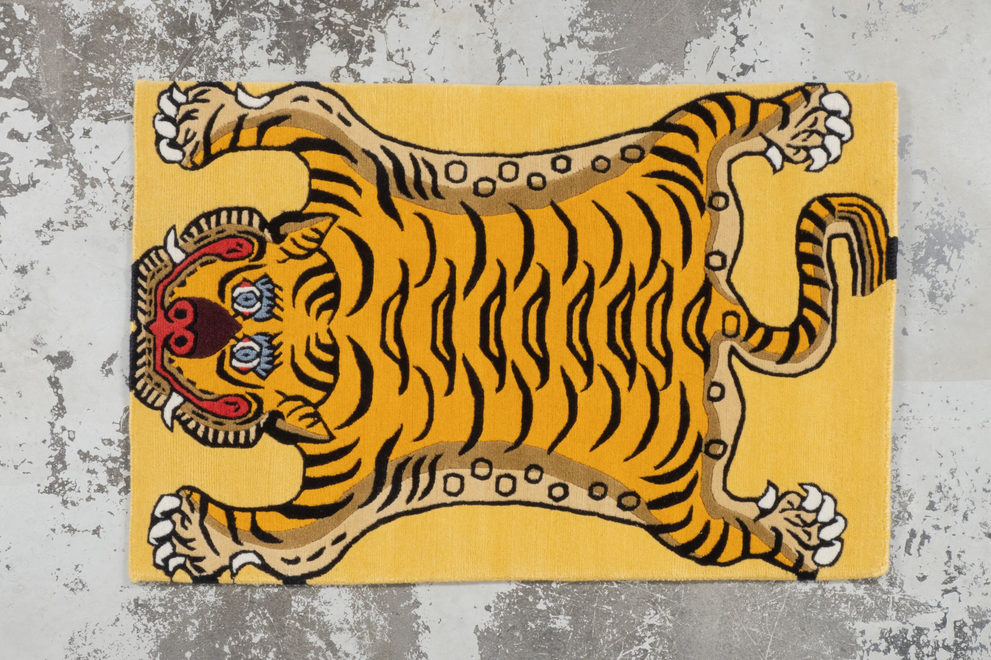 Tibetan Tiger Rug 《Sサイズ•ウール223》チベタンタイガーラグ