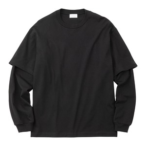 YAAH LAYERD L/S TEE (BLACK)