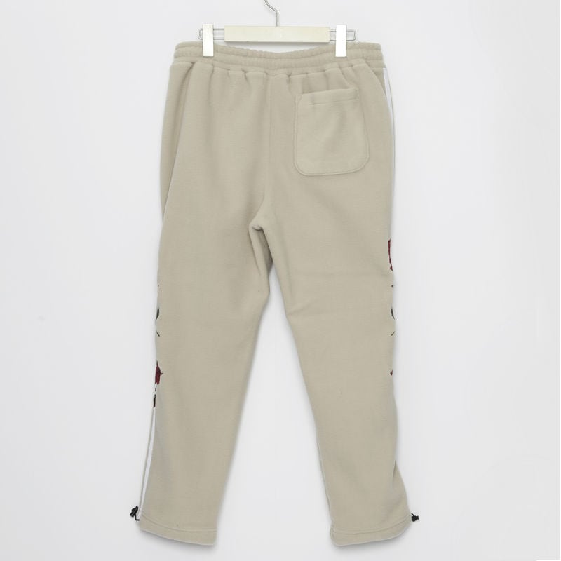 50％OFF】LEGENDA【レジェンダ】Rose Embroidery Side line Fleese