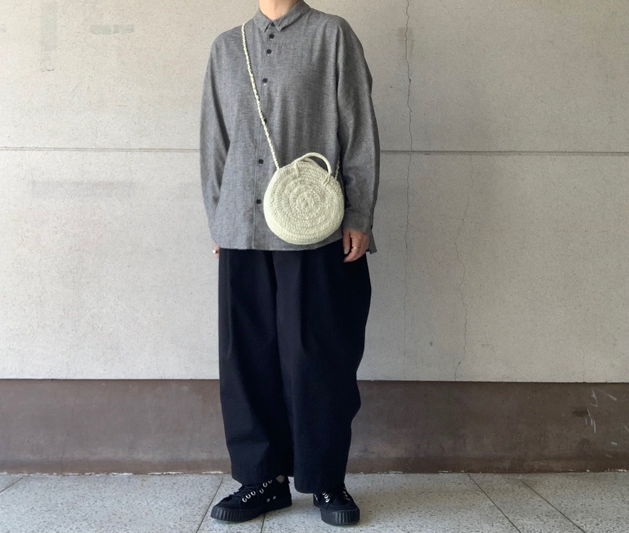Aeta】LEATHER BASKET / CIRCLE BASKET:S / KG07 | eighty88eight