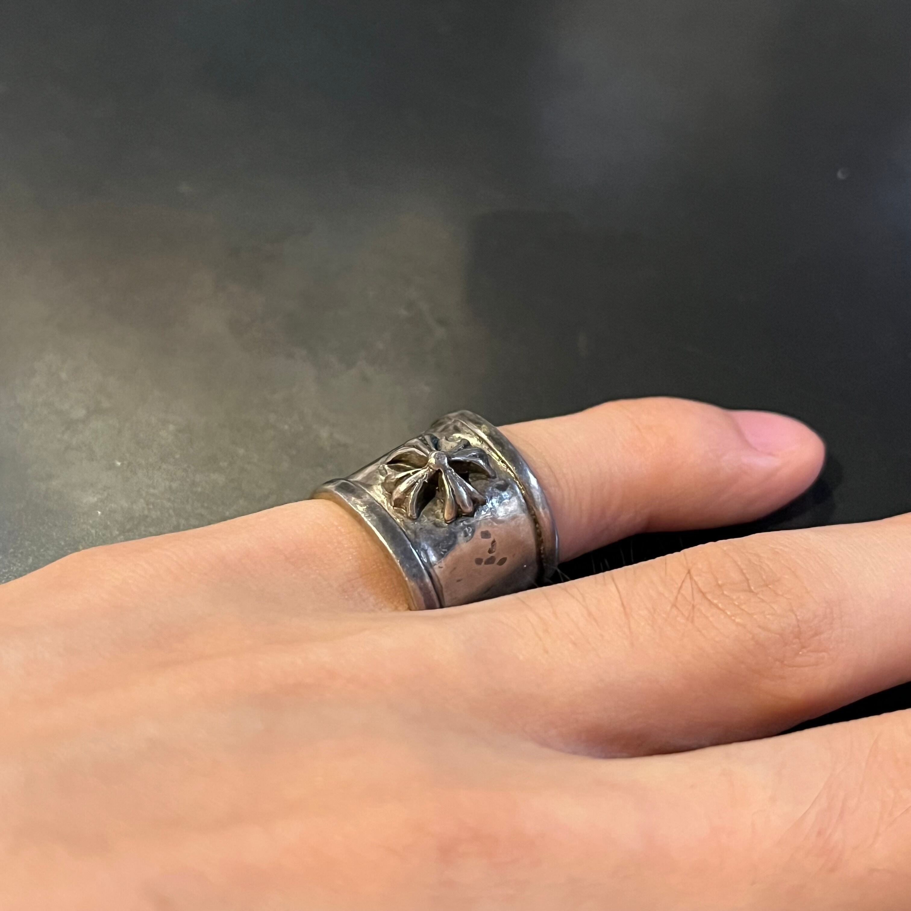 SILVER925 WIDE CROSS MOTIF GOTHIC DESIGN RING/シルバー/リング