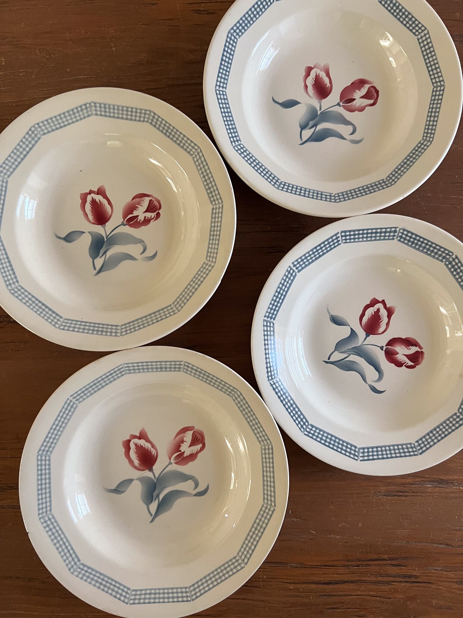 サルグミンヌ スープ皿 アンティークプレート C フランスアンティーク