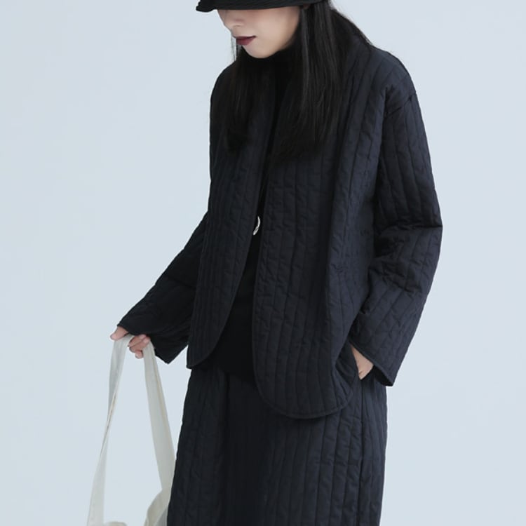 「SET UP可」 キルティングジャケット R30295