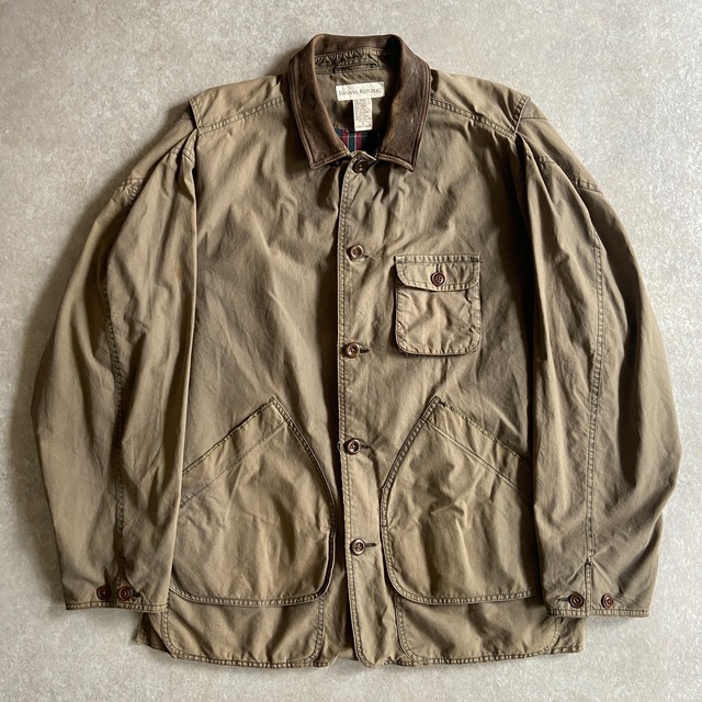 1990s  BANANA REPUBLIC  Leather Hunting Jacket  M　G463