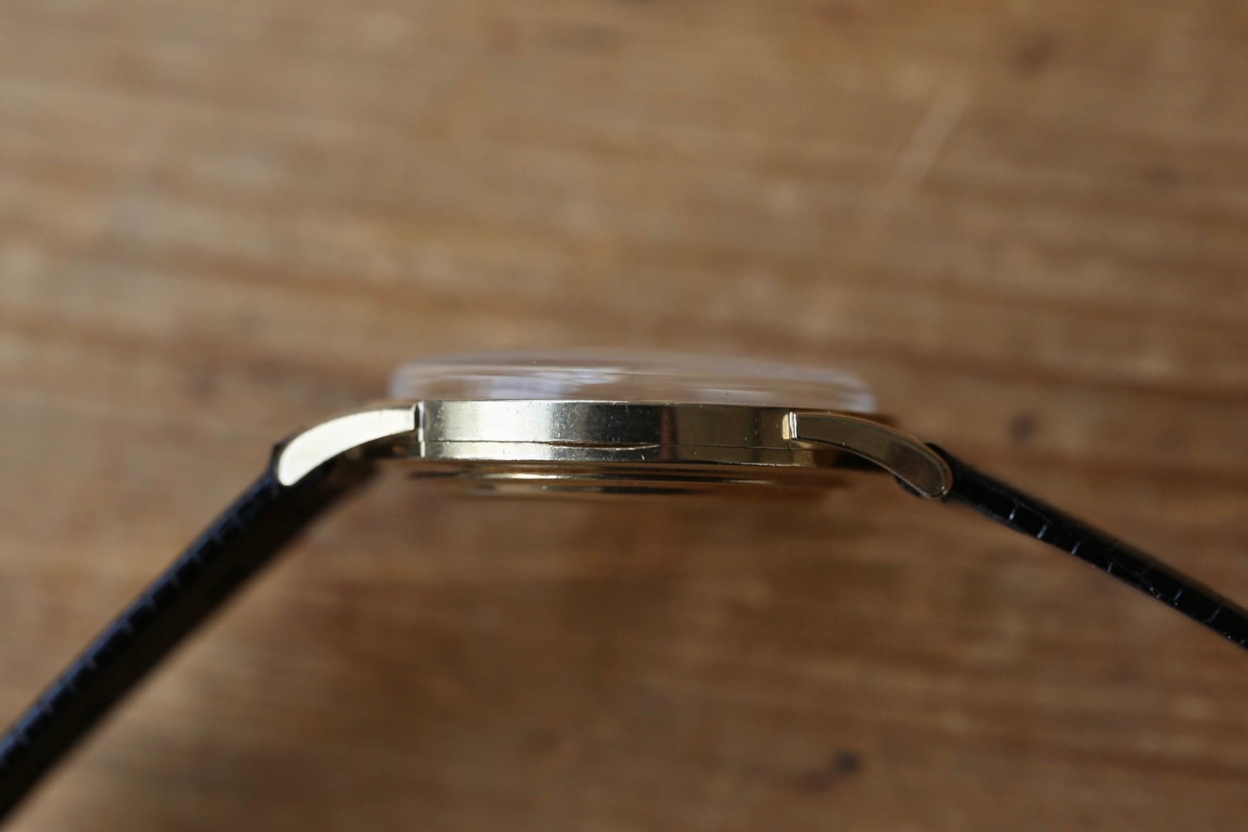 OMEGA】1950年製 オメガ U.S.Ltd. フラットベゼル 14金無垢 OH済み