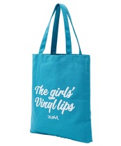 【X-girl】VINYL LIP FACE CANVAS TOTE BAG【エックスガール】