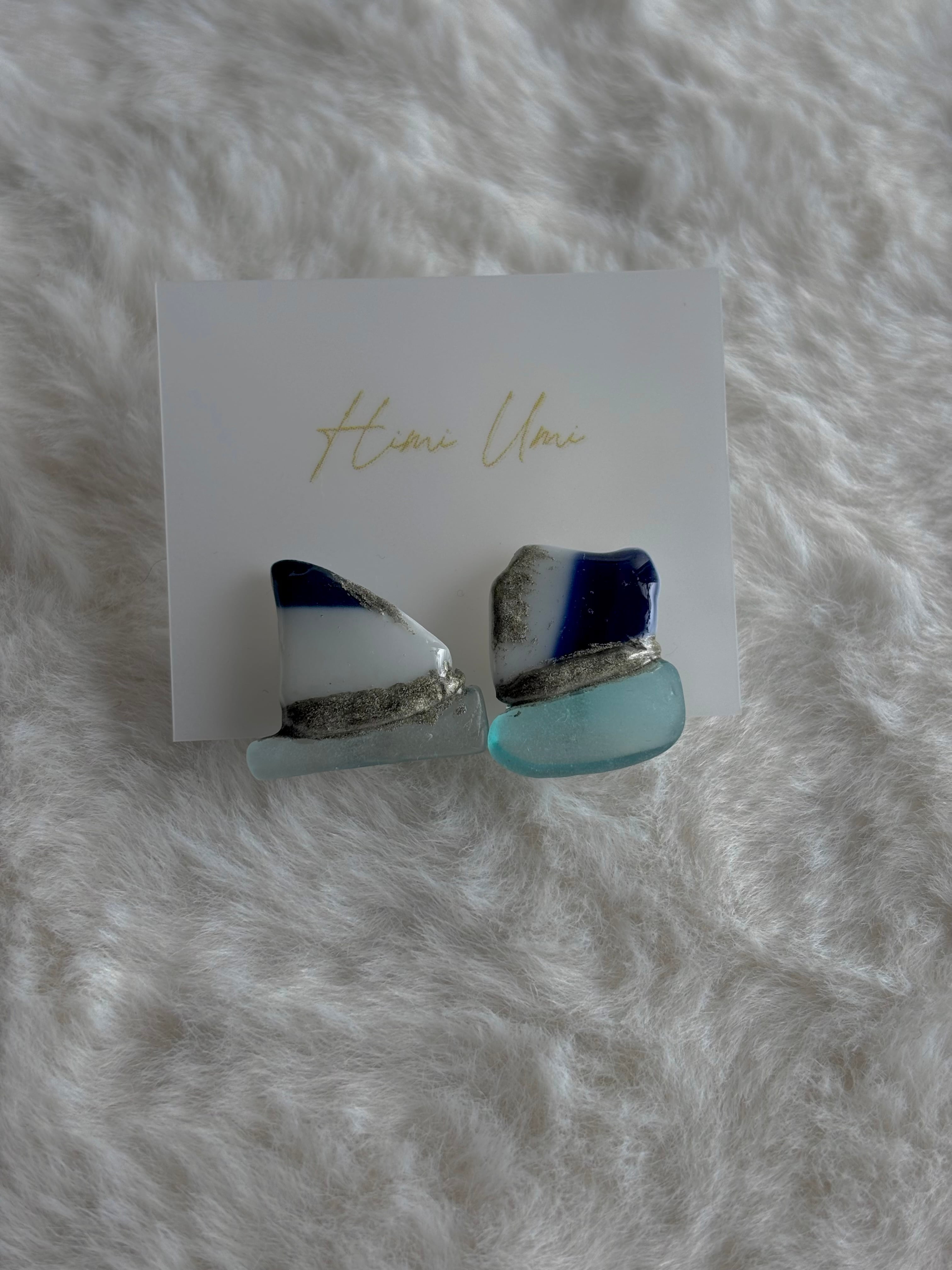 シー陶器イヤリング/錫碧‐SUZUAO‐