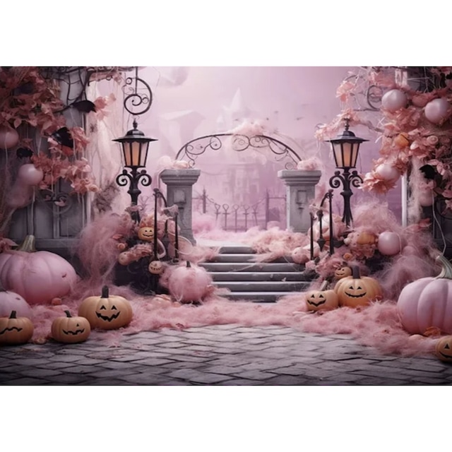 【翌日発送/おうちスタジオ】③Halloween Castle（幅150cm×高さ100cm）