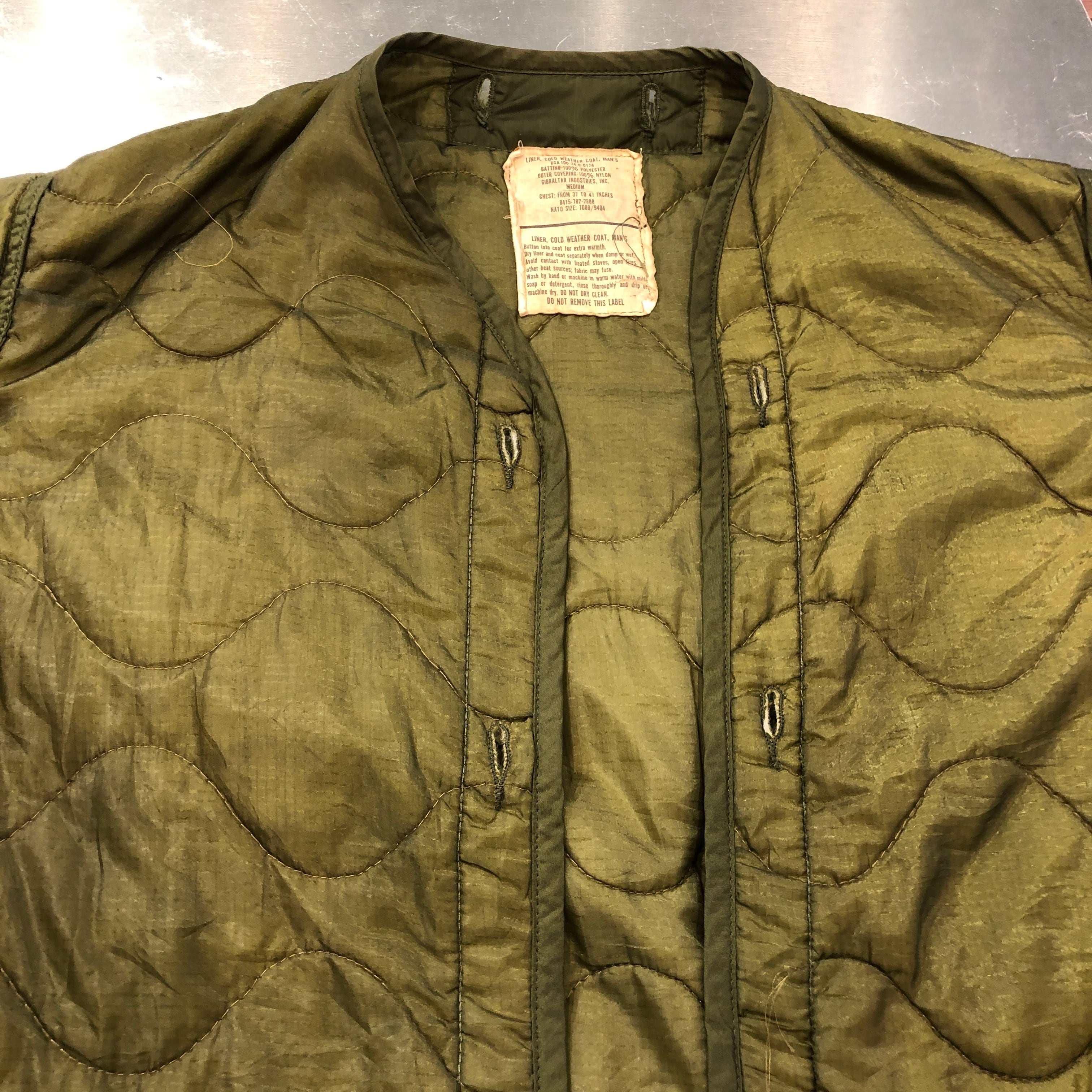 ⊕⊕1970s US ARMY M-65 LINER JACKET | safarionline