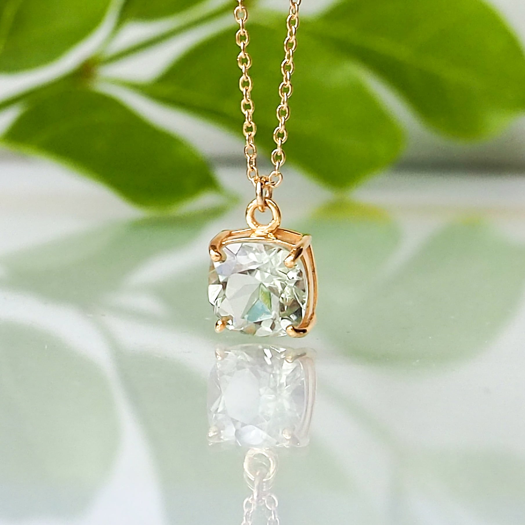 すずらんグリーンアメジスト 確認ページ R0768 グリーンアメジスト