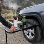 カータイヤテーブル アウトドアキャンプテーブル タイヤマウント 金属 折りたたみ