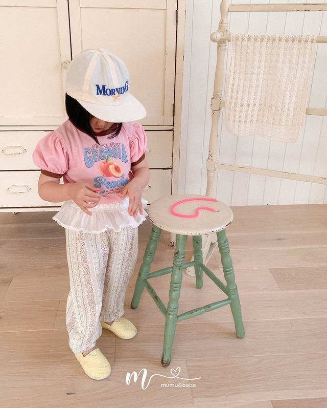 [予約] mumu&baba - vintage jogger pants ( green / blue )