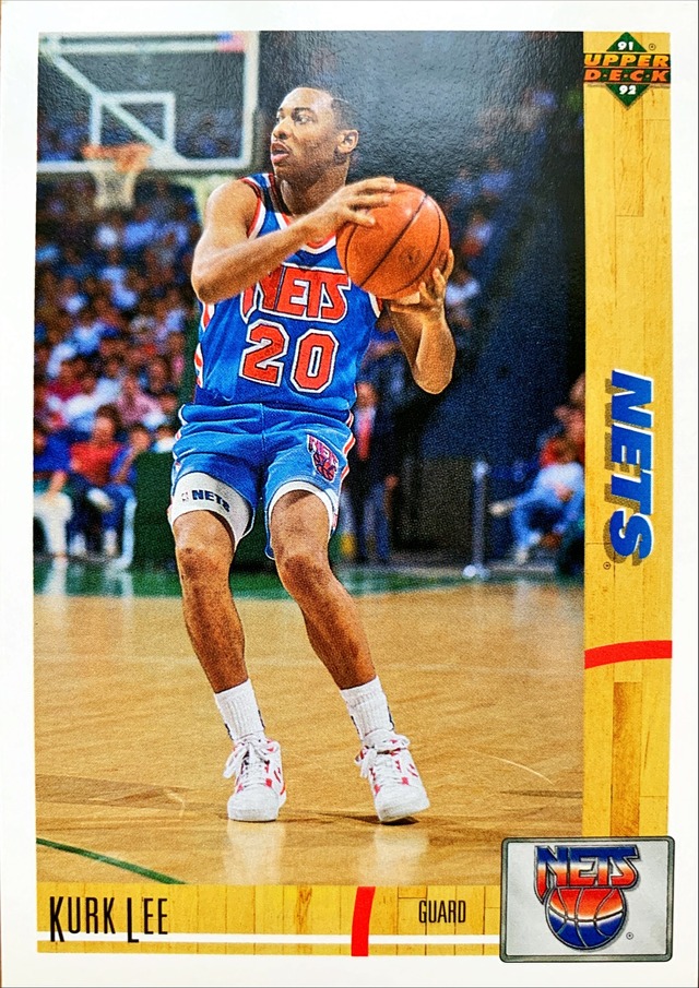 NBAカード 91-92UPPERDECK Kurk Lee #24 NETS