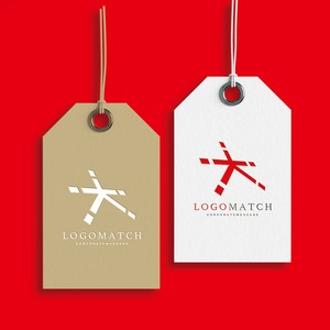 ダイナミックな「大」のロゴ