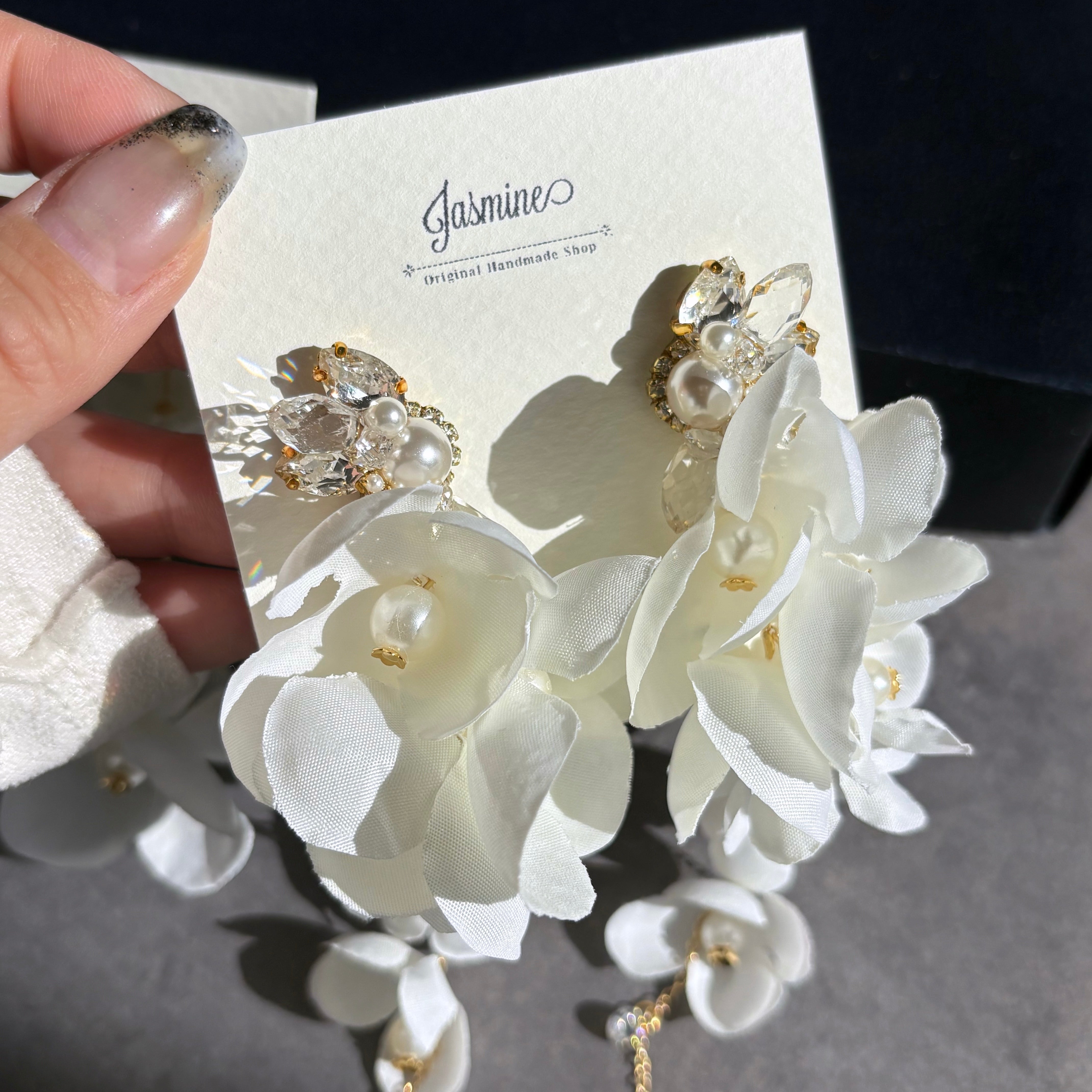 Céline 】 ブライダル ピアス イヤリング | Jasmine デイリー