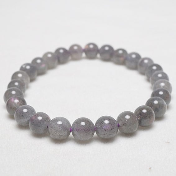 ピンク ラブラドライト ブレスレット 7mm 一点物 メール便送料無料 [M便 1/10] 111-25179