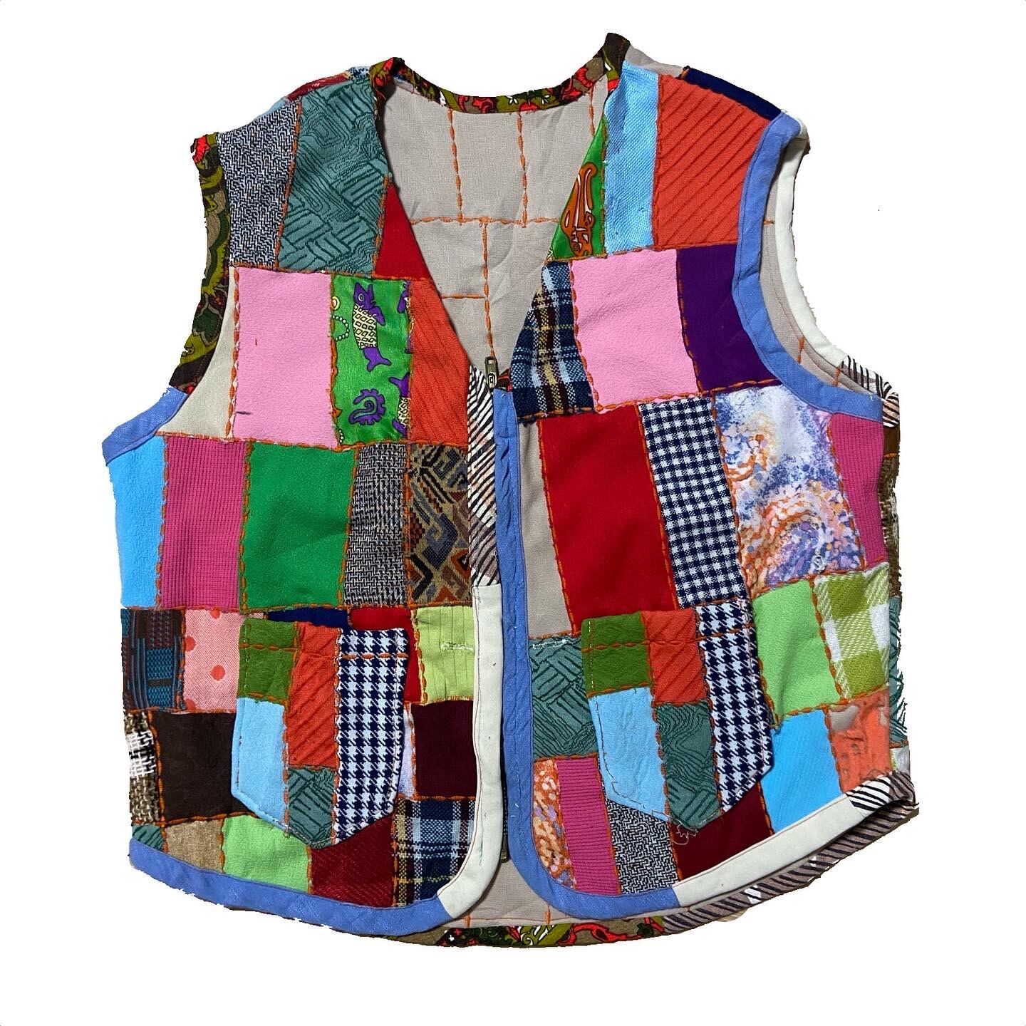 Patchwork Colorful Vest