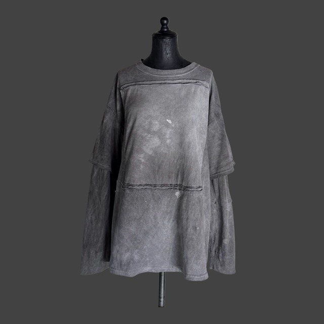 LAYERED STRUCTURE TEE – sumi