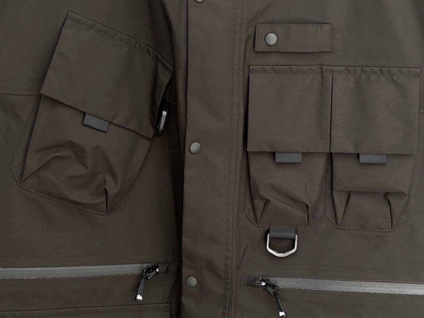 STUSSY GORETEX WADING SHELL SOLID JACKET