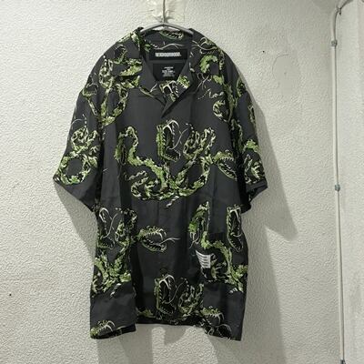NEIGHBORHOOD ネイバーフッド RATTLE SNAKE ヘビ 半袖オープンカラー 