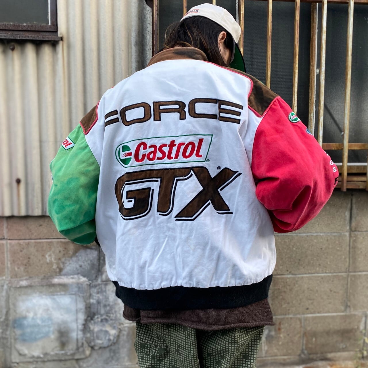 JH DESIGN ジェフハミルトン Castrol GTX 企業ロゴ 刺繍 レーシング 