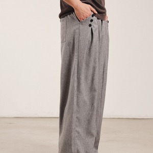 ドレープストライプ・ワイドスラックス N3603