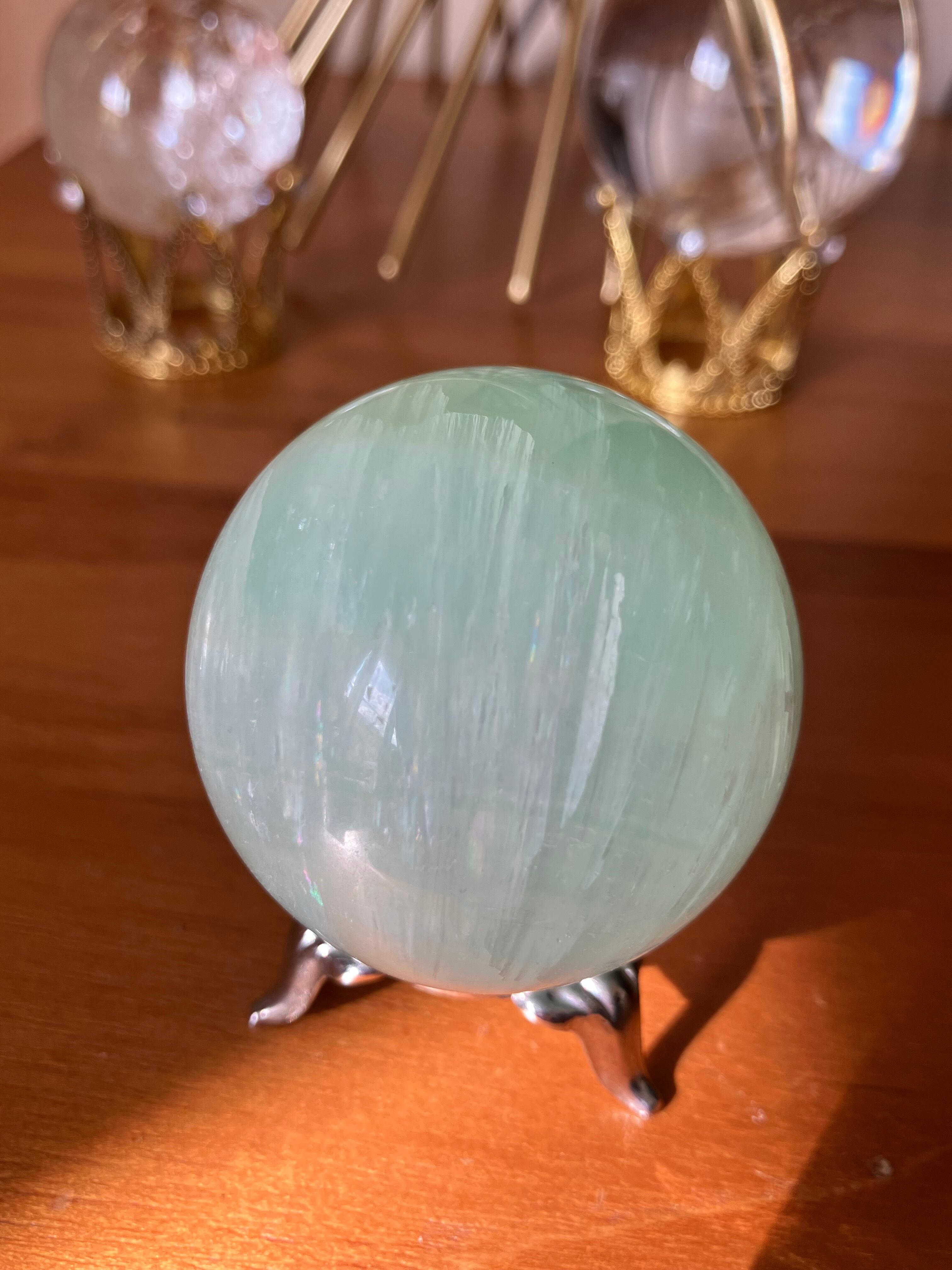 櫻色カルサイト✿*:・ レインボー ピンクカルサイト 結晶 原石 ラフ