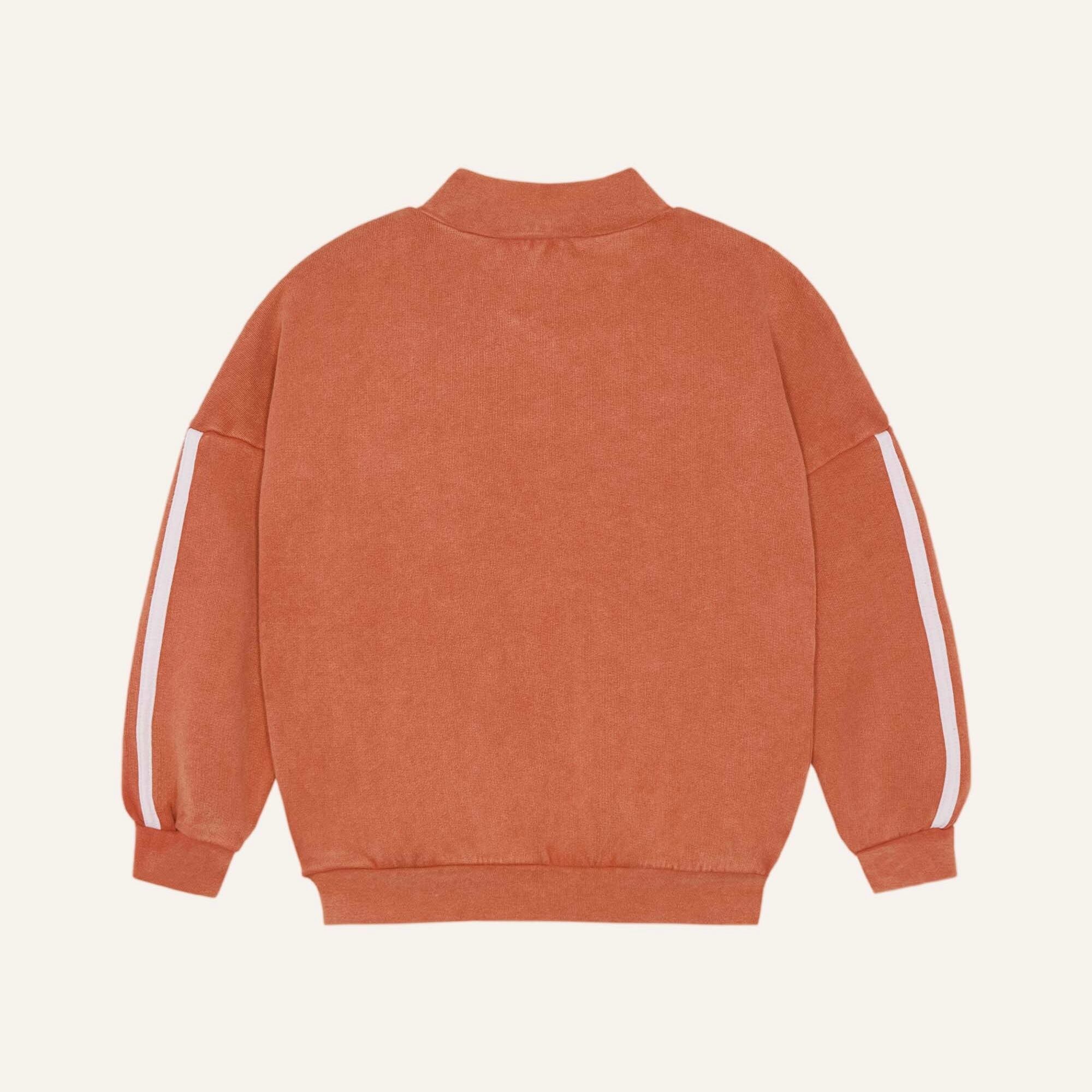 The campamento】Red Washed Zipped Sweatshirt（3y,5/6y） | MEGO.