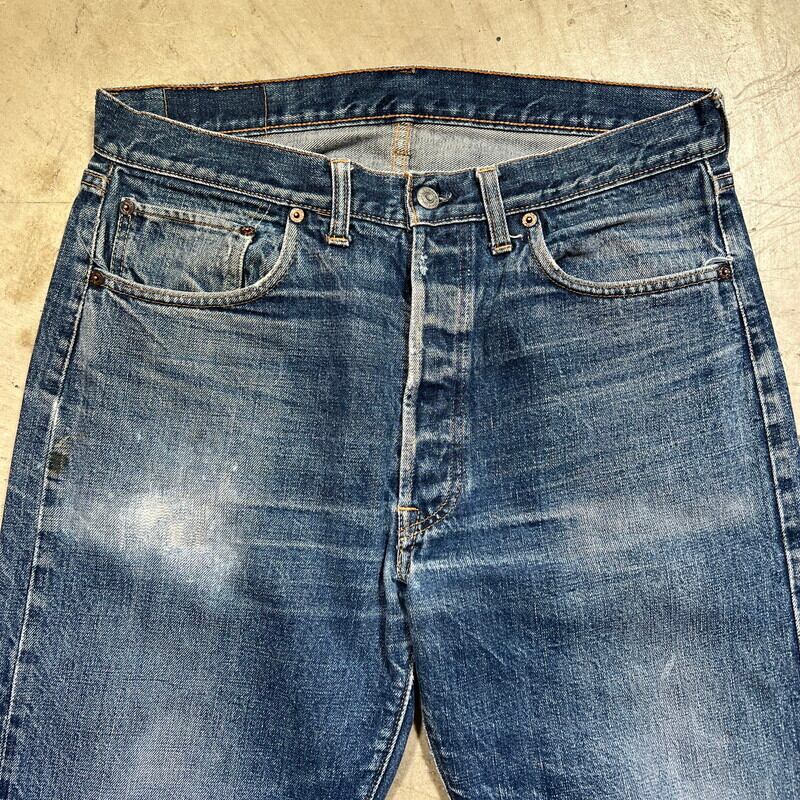 60's 70's LEVI'S リーバイス 501 デニム Big E 並行ステッチ 60's 70's LEVI'S リーバイス 501 デニム Big E 並行ステッチ