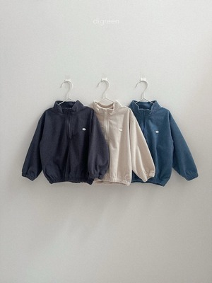《予約/送料無料》denny half-zip / digreen
