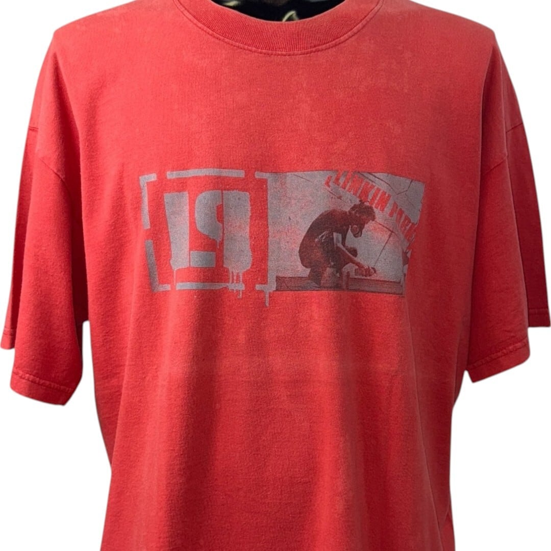 LINKIN PARK】リンキン・パーク グラフィックTシャツ レッド XL