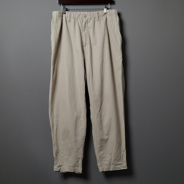 [yohji yamamoto pour homme]  cotton wide slacks