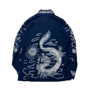 Dragon print Batik shirt