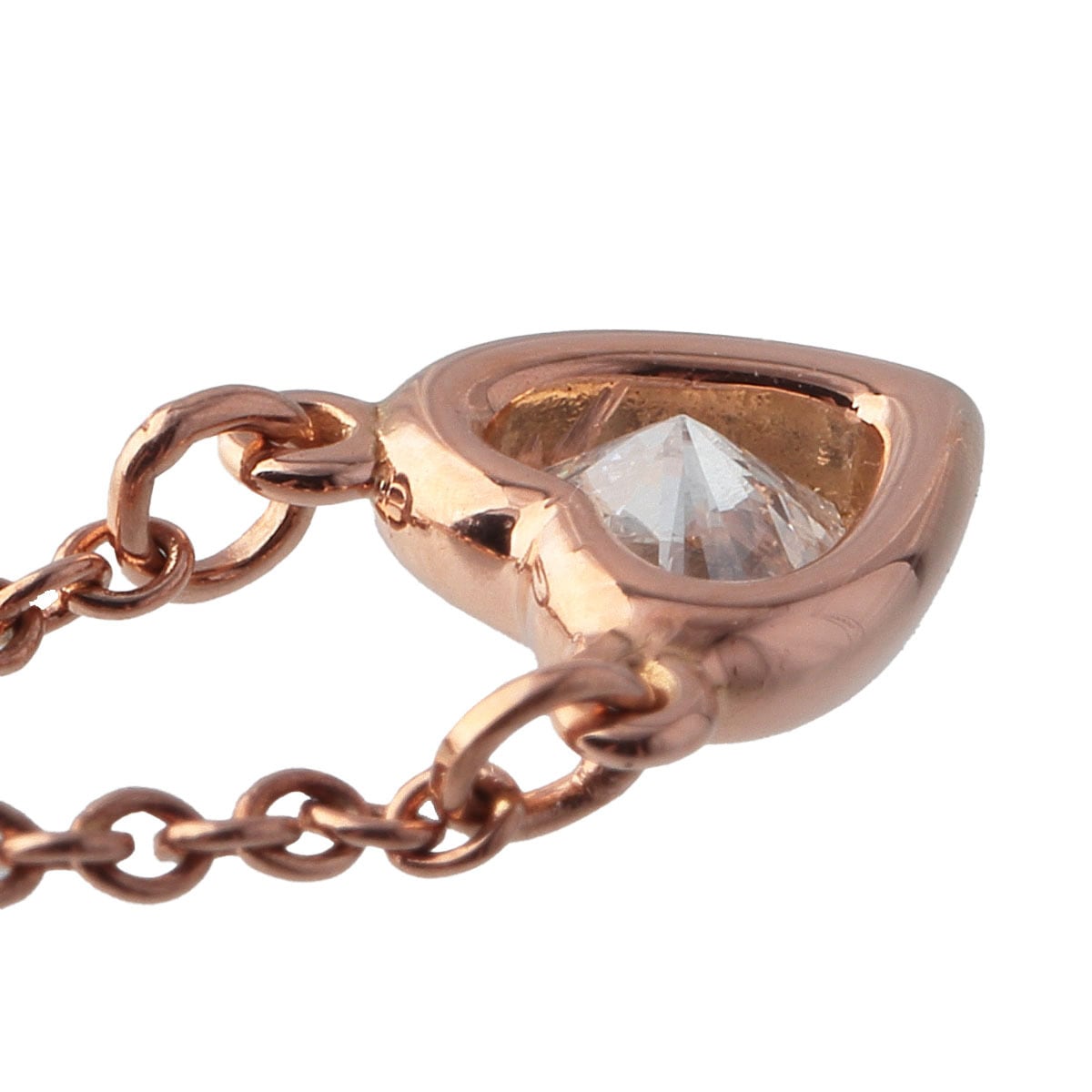 ティファニー ダイヤ ネックレス バイザヤード ハートシェイプ 0.17ct  